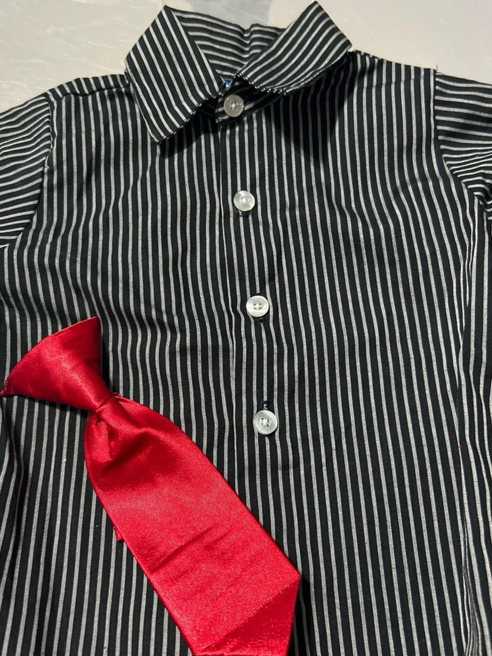 Kids Black Argyle Knit Vest with Red Accents - Dressy Layering Sweater